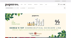 Desktop Screenshot of papuros-shop.com